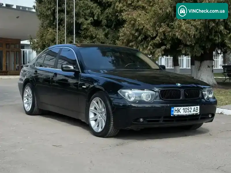 BMW 7 Series 2002, фото з оголошення 1 з 21, VIN WBAGL41000DL91409