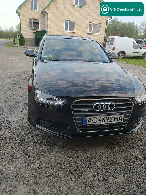 Audi A4 2014, фото з оголошення 2 з 18, VIN WAUZZZ8K7FA038879