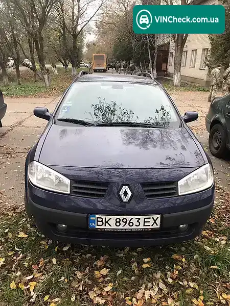 Renault Megane 2005, фото з оголошення 1 з 4, VIN VF1KMSE0634442399