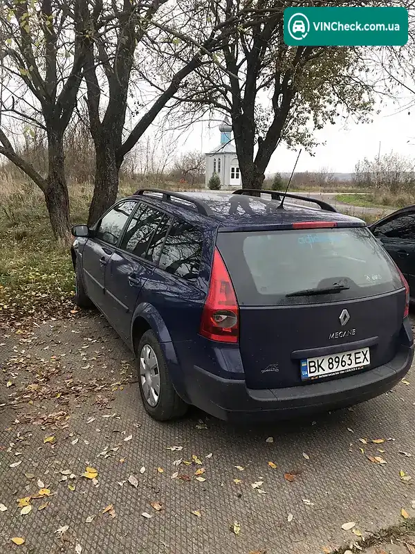 Renault Megane 2005, фото з оголошення 2 з 4, VIN VF1KMSE0634442399