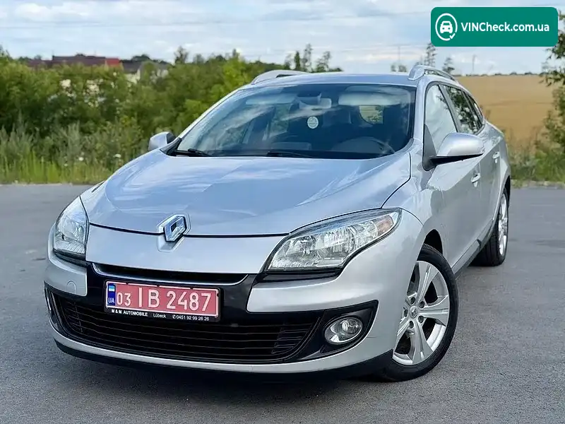Renault Megane 2013, фото з оголошення 1 з 20, VIN VF1KZ090349958888
