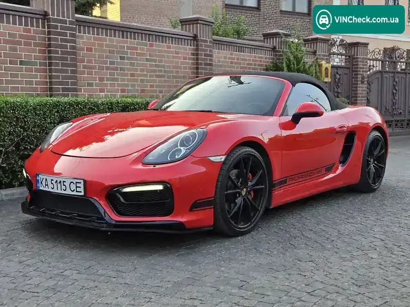 Porsche Boxster 2014, фото з оголошення 1 з 19, VIN WP0CA2A84EK120857