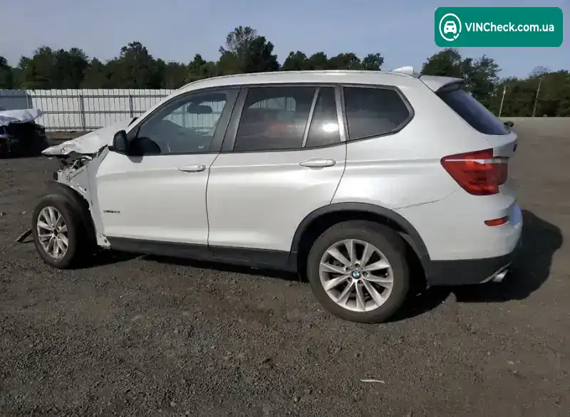 BMW X3 2017, фото з оголошення 2 з 8, VIN 5UXWX9C56H0T10441