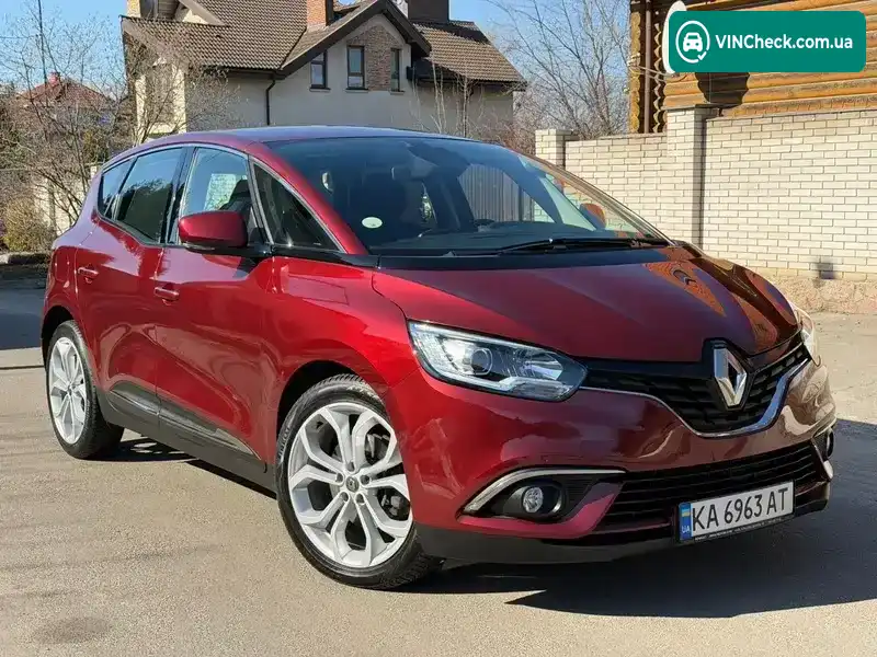 Renault Scenic 2018, фото з оголошення 2 з 21, VIN VF1RFA00959998307