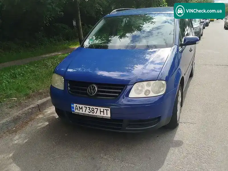 Volkswagen Touran 2003, фото з оголошення 1 з 12, VIN WVGZZZ1TZ4W012777