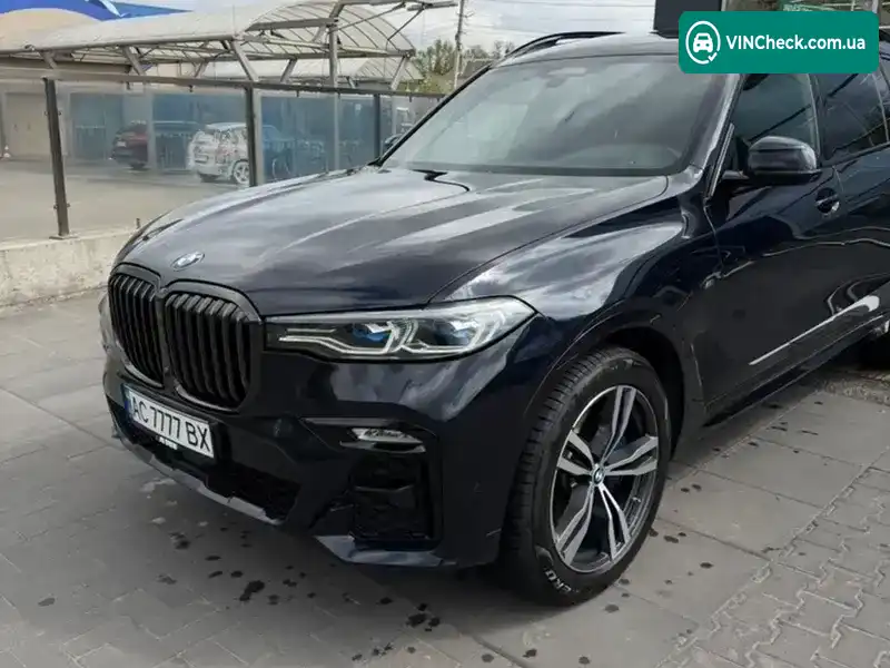 BMW X7 2021, фото з оголошення 2 з 21, VIN WBACW010909K10342