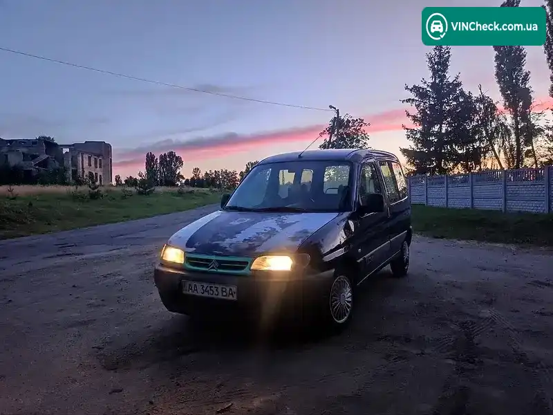 Citroen Berlingo 2000, фото з оголошення 1 з 9, VIN VF7MBWJZF65512785