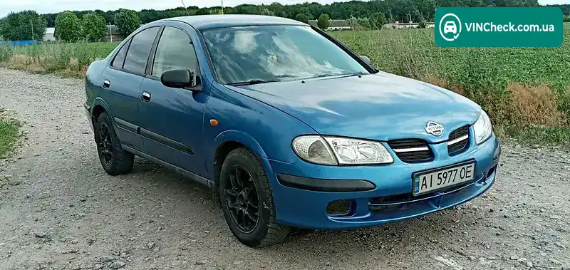 Nissan Almera 2001, фото з оголошення 1 з 20, VIN SJNBAAN16U0214162