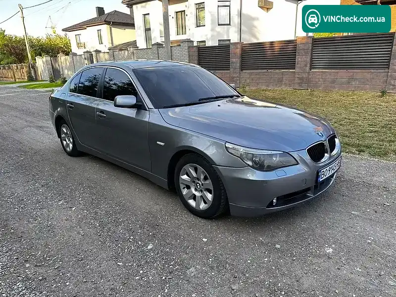 BMW 5 Series 2004, фото з оголошення 2 з 20, VIN WBANA31020B165469