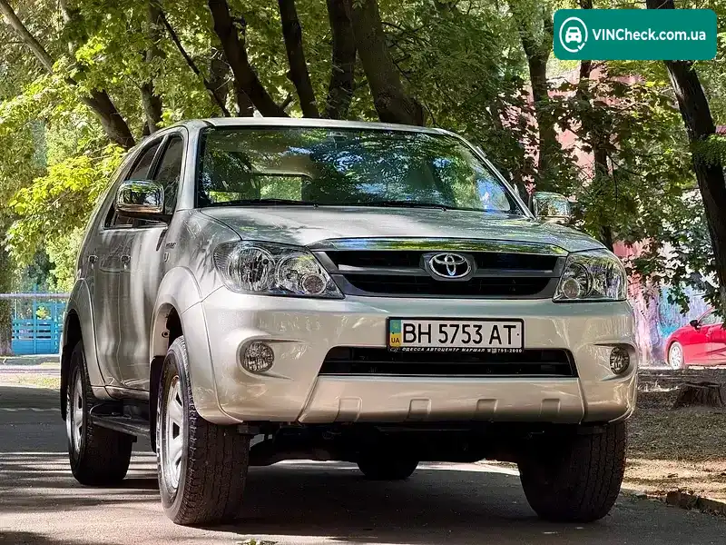 Toyota Fortuner 2006, фото з оголошення 2 з 20, VIN MR1YX59G903004703