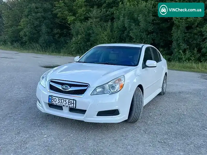 Subaru Legacy 2012, фото з оголошення 1 з 9, VIN 4S3BMBG67C3027086