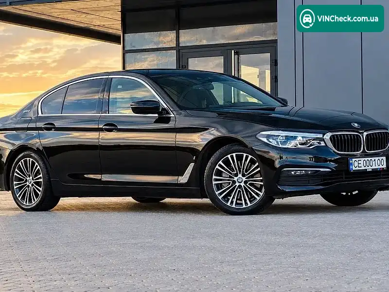 BMW 5 Series 2018, фото з оголошення 1 з 20, VIN WBAJA9C54KB254831