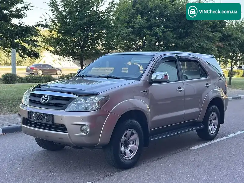 Toyota Fortuner 2007, фото з оголошення 1 з 18, VIN ME1YX59G703001119