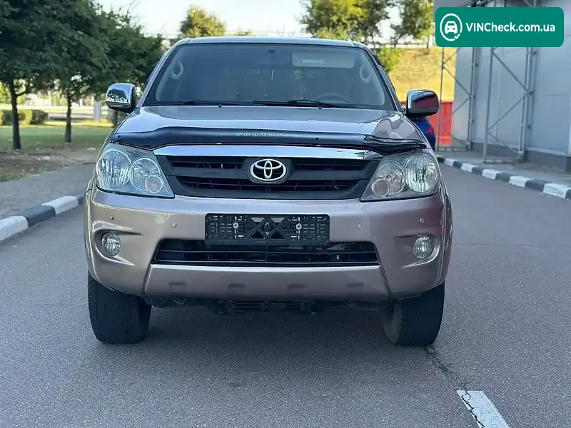 Toyota Fortuner 2007, фото з оголошення 2 з 18, VIN ME1YX59G703001119