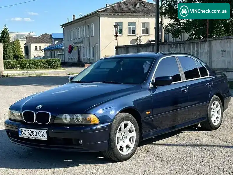 BMW 5 Series 2001, фото з оголошення 1 з 20, VIN WBADT11070GY51522