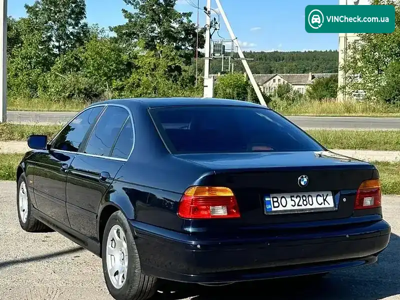 BMW 5 Series 2001, фото з оголошення 2 з 20, VIN WBADT11070GY51522