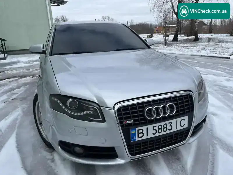 Audi A4 2007, фото з оголошення 2 з 14, VIN WAUZZZ8EX7A255998