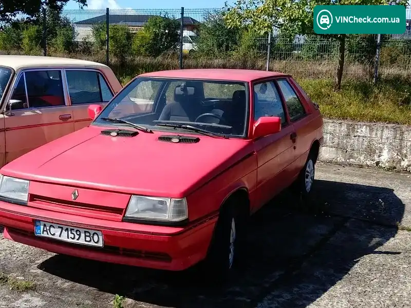 Renault 11 1987, фото з оголошення 1 з 3, VIN VF1C3730000661278