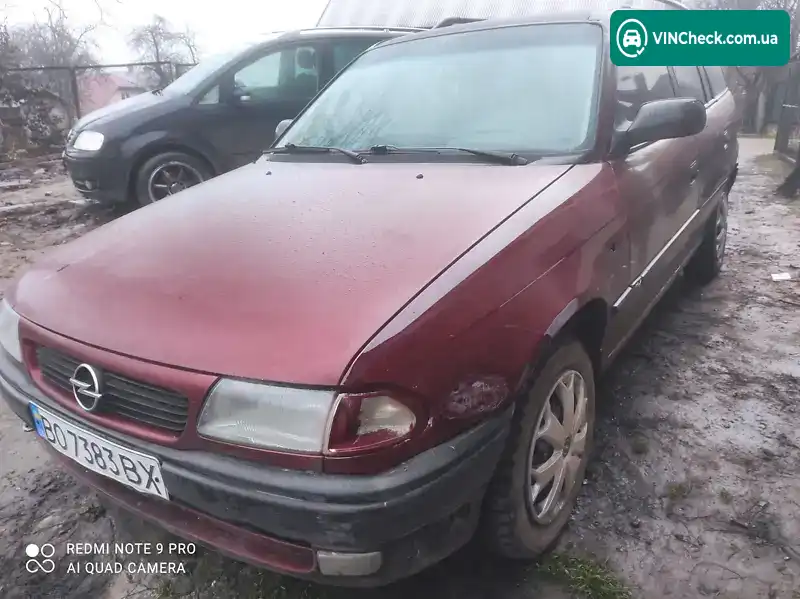 Opel Astra 1996, фото з оголошення 2 з 8, VIN W0L000051T8112416