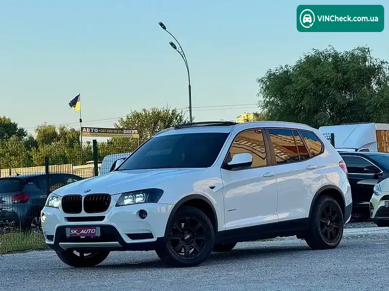 BMW X3 2012, фото з оголошення 1 з 20, VIN 5UXWX5C54CL726147