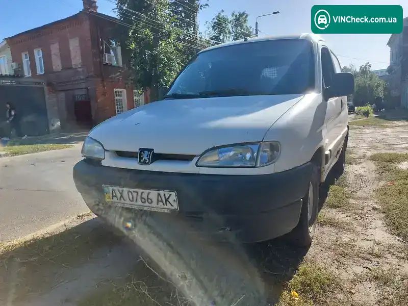 Peugeot Partner 2002, фото з оголошення 1 з 9, VIN VF35BKFWF60537381