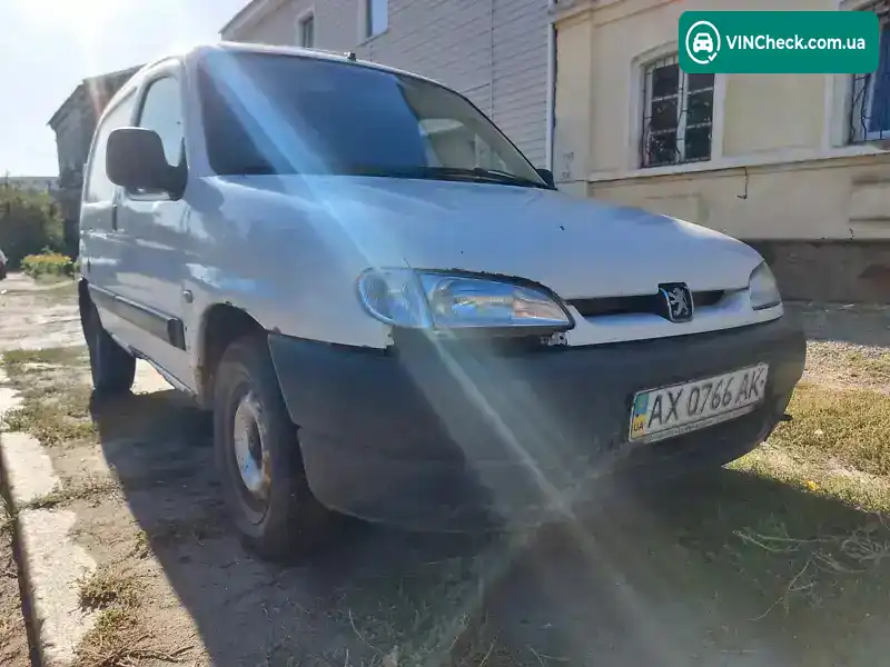 Peugeot Partner 2002, фото з оголошення 2 з 9, VIN VF35BKFWF60537381