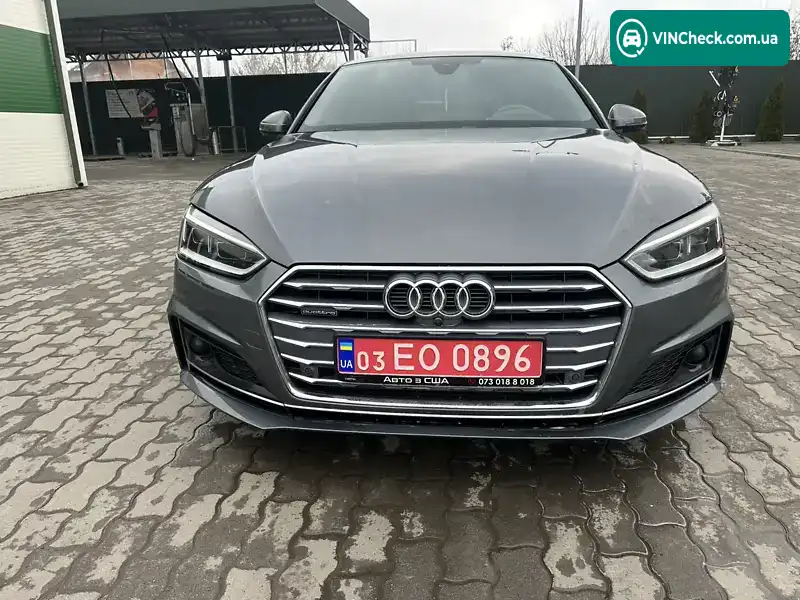 Audi A5 Sportback 2019, фото з оголошення 1 з 20, VIN WAUFNDF55KA032541