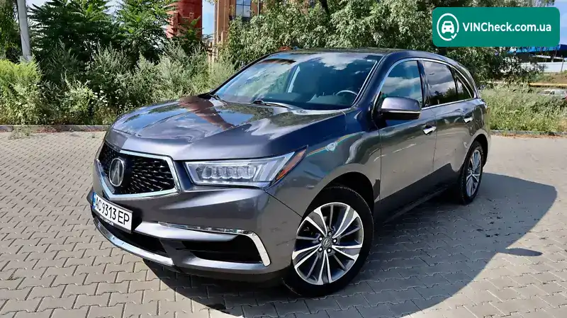 Acura MDX 2017, фото з оголошення 1 з 21, VIN 5FRYD4H59HB023982