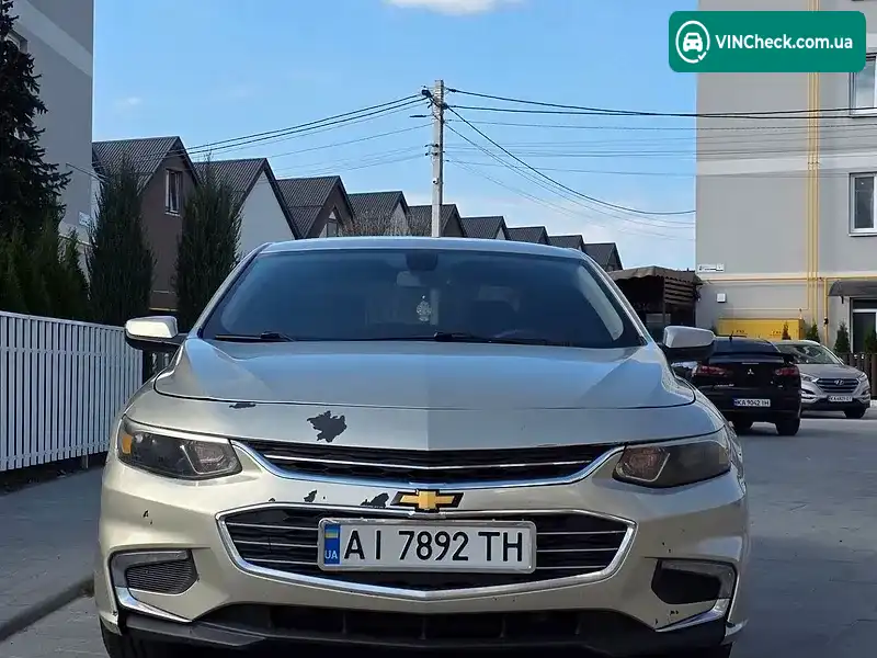 Chevrolet Malibu 2016, фото з оголошення 2 з 8, VIN 1G1ZE5ST5GF233417