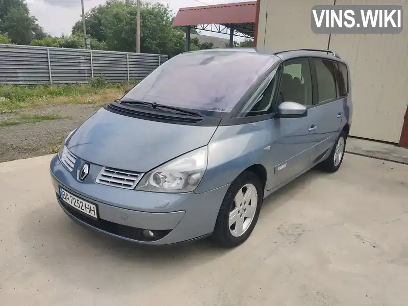 Renault Espace 2006, фото з оголошення 2 з 9, VIN VF1JK0AA635344611