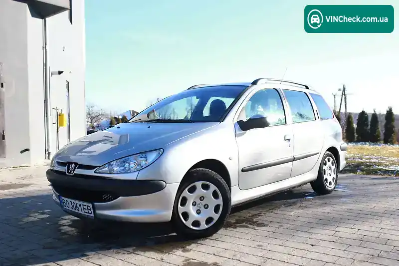 Peugeot 206 2003, фото з оголошення, VIN VF32EKFWA43498077