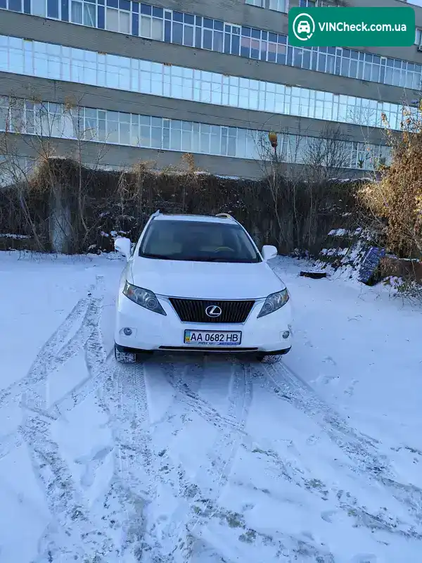 Lexus RX 2010, фото з оголошення 1 з 18, VIN 2T2BK1BA3AC048786
