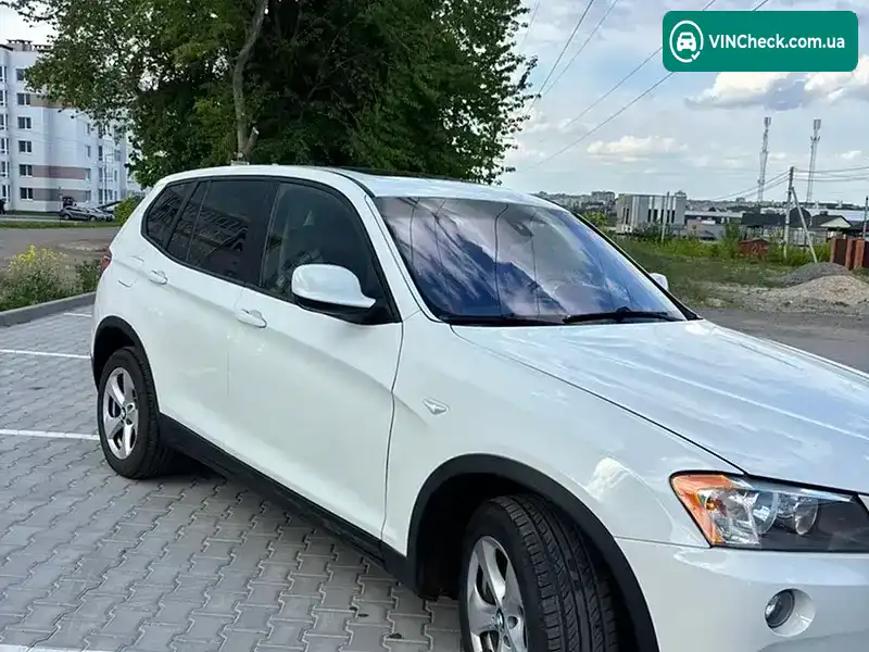 BMW X3 2011, фото з оголошення 2 з 10, VIN 5UXWX5C59BL713053