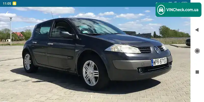 Renault Megane 2005, фото з оголошення 2 з 20, VIN VF2BMR20533126904