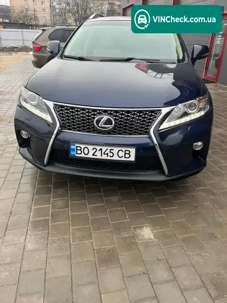 Lexus RX 2013, фото з оголошення 1 з 10, VIN 2T2BK1BA8EC235379