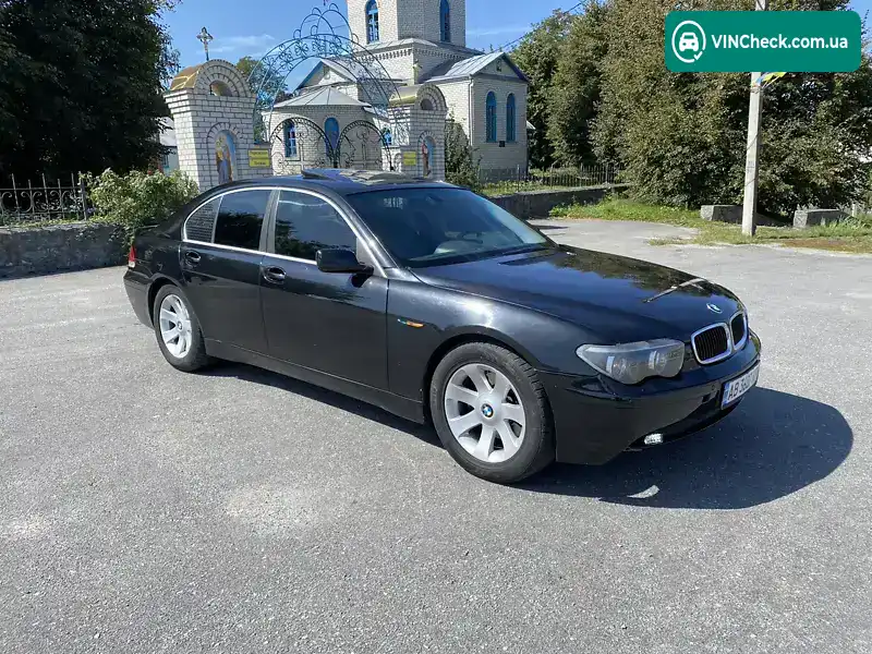 BMW 7 Series 2001, фото з оголошення 1 з 14, VIN WBAGL610300M50402