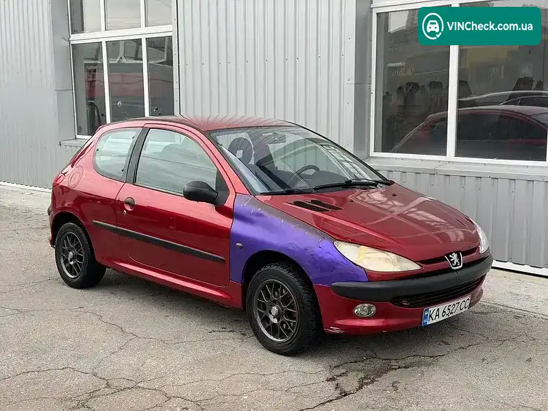 Peugeot 206 2002, фото з оголошення 1 з 20, VIN VF32HNFUF42451626