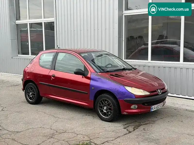 Peugeot 206 2002, фото з оголошення 2 з 20, VIN VF32HNFUF42451626