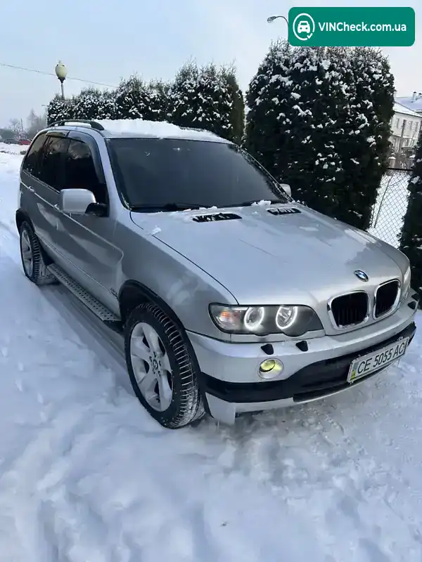 BMW X5 2002, фото з оголошення 1 з 5, VIN 5UXFB33542LH37623