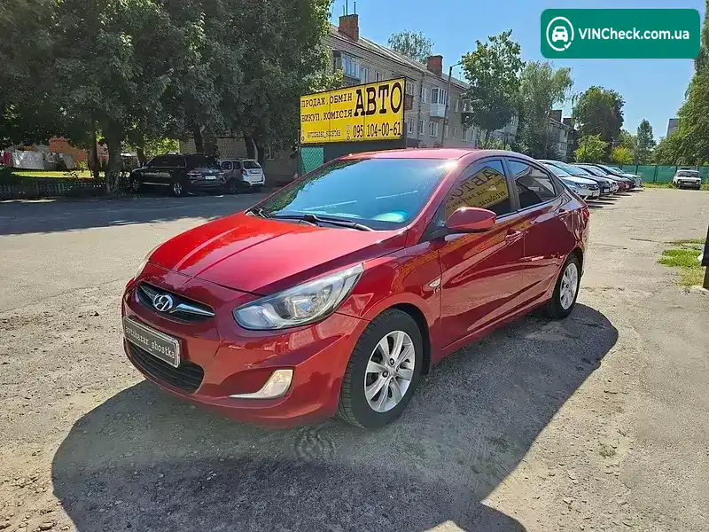 Hyundai Accent 2011, фото з оголошення 2 з 19, VIN Z94CU41DABR043738
