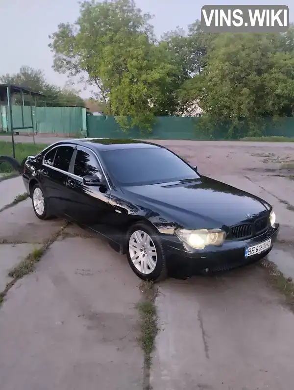 BMW 7 Series 2002, фото з оголошення 1 з 11, VIN WBAGL41060DL91320