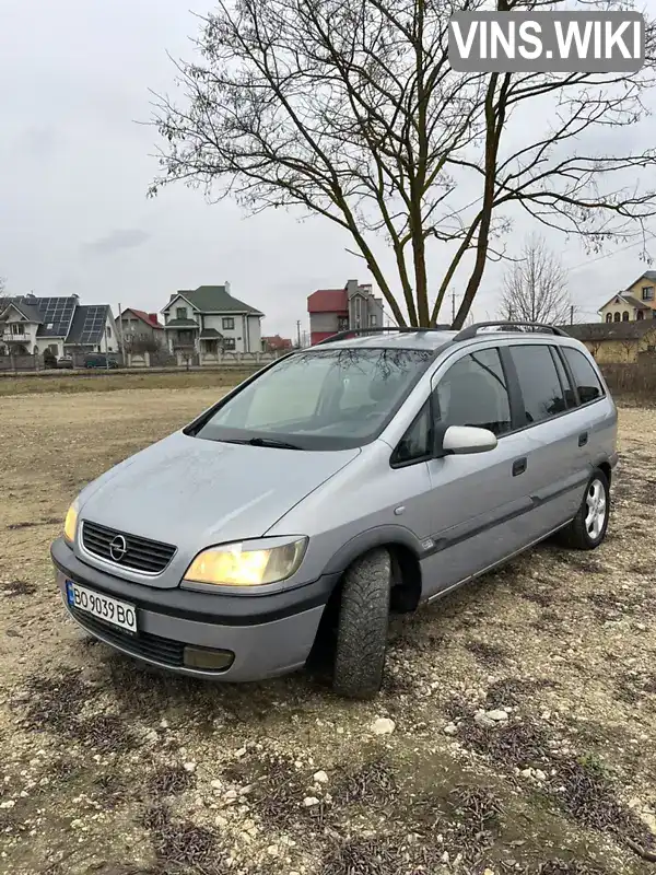 Opel Zafira 2002, фото з оголошення 1 з 13, VIN W0L0TGF7522170776