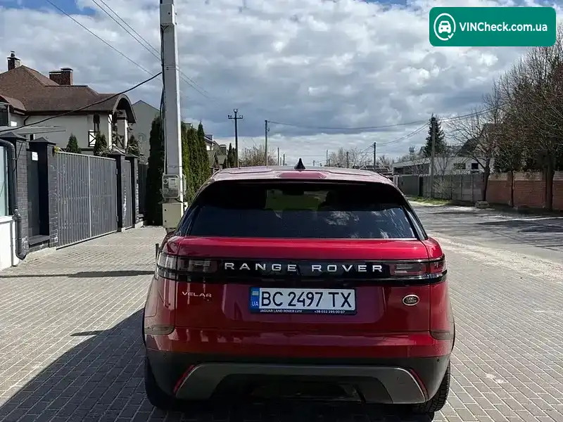 Land Rover Range Rover Velar 2021, фото з оголошення 2 з 19, VIN SALYJ2EX9MA301778