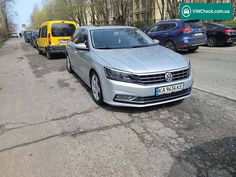 Volkswagen Passat 2016, фото з оголошення 2 з 16, VIN 1VWBT7A36HC044464