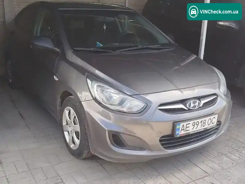 Hyundai Accent 2013, фото з оголошення 1 з 5, VIN Z94CT41CADR215917