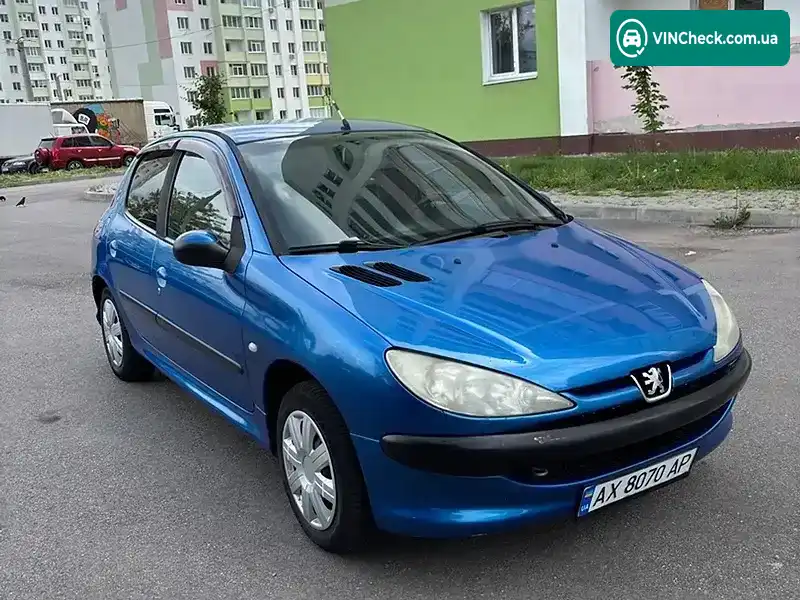 Peugeot 206 2004, фото з оголошення 1 з 10, VIN VF32AHFXF43750168