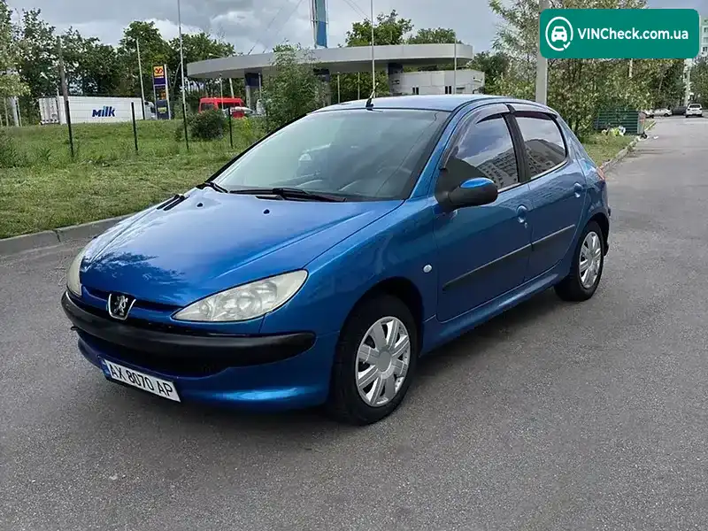 Peugeot 206 2004, фото з оголошення 2 з 10, VIN VF32AHFXF43750168