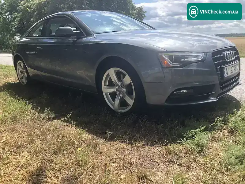 Audi A5 2013, фото з оголошення, VIN WAULFAFR8EA000821