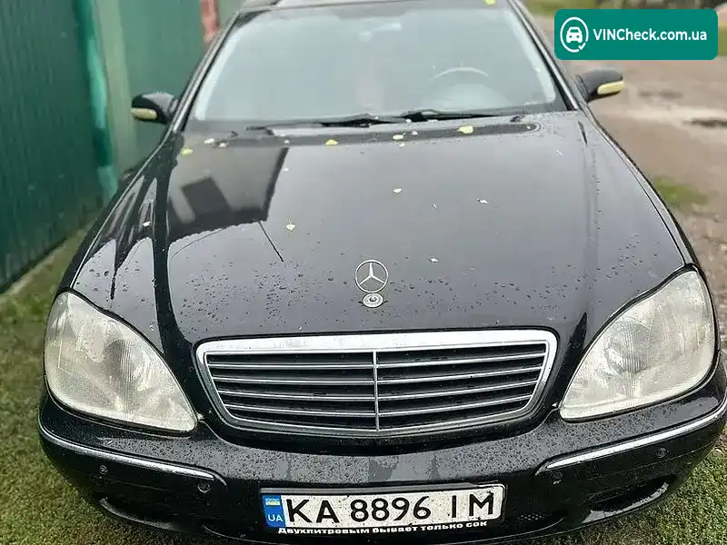 Mercedes-Benz S-Class 1999, фото з оголошення 2 з 14, VIN WDB2201751A000568