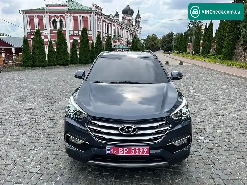 Hyundai Santa FE 2017, фото з оголошення 1 з 20, VIN KMHSW81UBJU846828